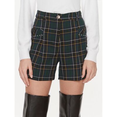 Liu Jo Szorty materiałowe MF3347 T4419 Zielony ciemny Relaxed Fit 40 Zielony ciemny Damskie Liu Jo Szorty materiałowe MF3347 T4419 Zielony ciemny Relaxed Fit 40 Zielony ciemny Damskie