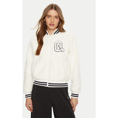 Guess Kurtka bomber V5RL06 KCPC2 Biały Regular Fit S Biały Damskie Guess Kurtka bomber V5RL06 KCPC2 Biały Regular Fit S Biały Damskie
