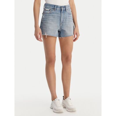 Calvin Klein Jeans Szorty jeansowe LV047F765G Niebieski Straight Fit 27 Niebieski Damskie Calvin Klein Jeans Szorty jeansowe LV047F765G Niebieski Straight Fit 27 Niebieski Damskie