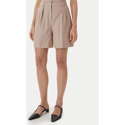 HUGO Szorty materiałowe Hamonu 50559853 Beżowy Relaxed Fit 36 Beżowy Damskie HUGO Szorty materiałowe Hamonu 50559853 Beżowy Relaxed Fit 36 Beżowy Damskie