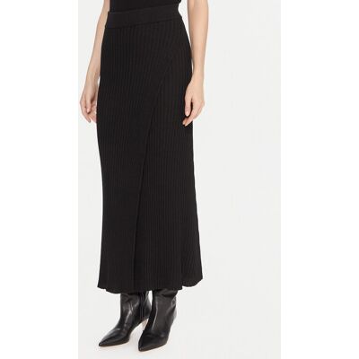 Kontatto Spódnica maxi 3M0955C Czarny Regular Fit NOSIZE Czarny Damskie Kontatto Spódnica maxi 3M0955C Czarny Regular Fit NOSIZE Czarny Damskie