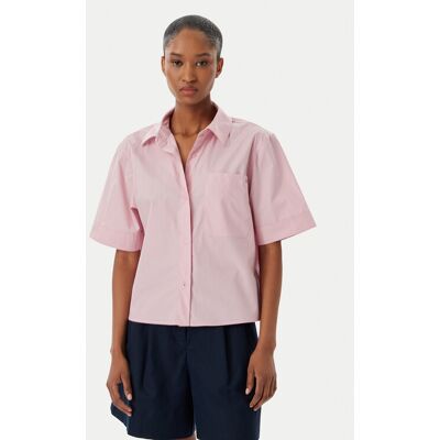 Tommy Hilfiger Koszula WW0WW48899 Różowy jasny Relaxed Fit S Różowy jasny Damskie Tommy Hilfiger Koszula WW0WW48899 Różowy jasny Relaxed Fit S Różowy jasny Damskie