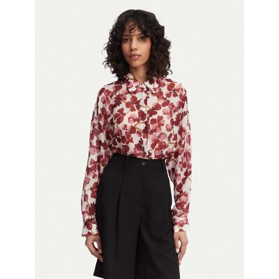 ACCESS FASHION Koszula 63-7027-233 Czerwony Regular Fit OS Czerwony Damskie ACCESS FASHION Koszula 63-7027-233 Czerwony Regular Fit OS Czerwony Damskie
