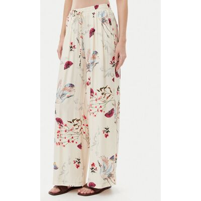 ViCOLO Spodnie materiałowe TD0814 Beżowy Relaxed Fit S Beżowy Damskie ViCOLO Spodnie materiałowe TD0814 Beżowy Relaxed Fit S Beżowy Damskie