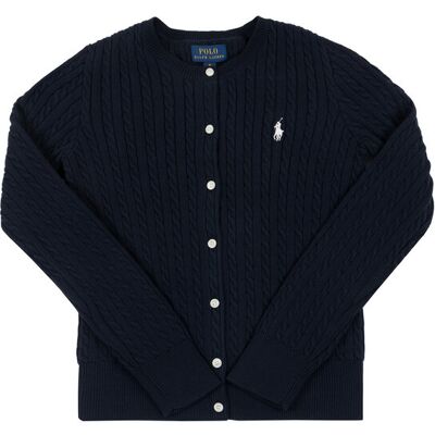 Polo Ralph Lauren Kardigan 313543047 Granatowy Regular Fit XL Granatowy Dziewczynka Polo Ralph Lauren Kardigan 313543047 Granatowy Regular Fit XL Granatowy Dziewczynka