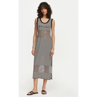 Liu Jo Beachwear Sukienka letnia VA6198 J3908 Czarny Slim Fit XS Czarny Damskie Liu Jo Beachwear Sukienka letnia VA6198 J3908 Czarny Slim Fit XS Czarny Damskie