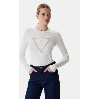 Guess Sweter W6RR49 Z2NQ2 Écru Regular Fit XXL Kremowy Damskie Guess Sweter W6RR49 Z2NQ2 Écru Regular Fit XXL Kremowy Damskie