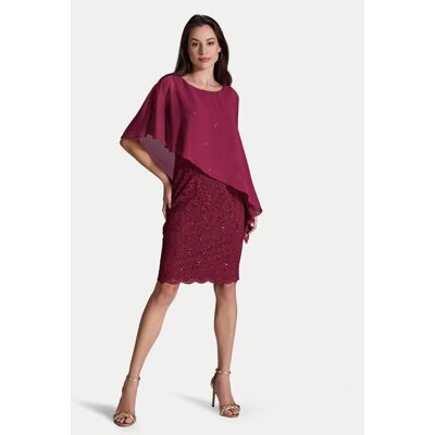 Swing Sukienka koktajlowa 77760410 Bordowy Regular Fit 36 Bordowy Damskie Swing Sukienka koktajlowa 77760410 Bordowy Regular Fit 36 Bordowy Damskie