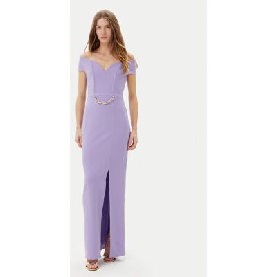 Rinascimento Sukienka wieczorowa CFC0123610003 Fioletowy Regular Fit XL Fioletowy Damskie Rinascimento Sukienka wieczorowa CFC0123610003 Fioletowy Regular Fit XL Fioletowy Damskie