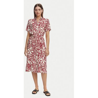 ONLY Sukienka koszulowa Yasmin 15357241 Czerwony Regular Fit S Czerwony Damskie ONLY Sukienka koszulowa Yasmin 15357241 Czerwony Regular Fit S Czerwony Damskie