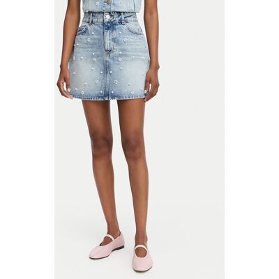 ONLY Spódnica jeansowa Onur 15367472 Niebieski Regular Fit XS Niebieski Damskie ONLY Spódnica jeansowa Onur 15367472 Niebieski Regular Fit XS Niebieski Damskie