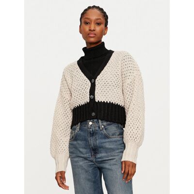 ONLY Kardigan Rose 15327593 Beżowy Regular Fit M Beżowy Damskie ONLY Kardigan Rose 15327593 Beżowy Regular Fit M Beżowy Damskie