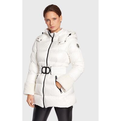 TWINSET Kurtka puchowa 222TP2203 Biały Regular Fit 46 Biały Damskie TWINSET Kurtka puchowa 222TP2203 Biały Regular Fit 46 Biały Damskie