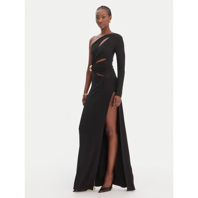 Elisabetta Franchi Sukienka wieczorowa AB-R25-61E2-V690 Czarny Regular Fit 40 Czarny Damskie Elisabetta Franchi Sukienka wieczorowa AB-R25-61E2-V690 Czarny Regular Fit 40 Czarny Damskie