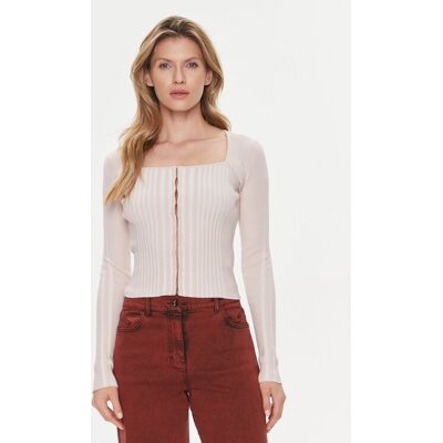 Guess Kardigan Allie W4RR43 Z2YN2 Beżowy Slim Fit L Beżowy Damskie Guess Kardigan Allie W4RR43 Z2YN2 Beżowy Slim Fit L Beżowy Damskie