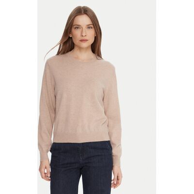 United Colors Of Benetton Sweter 1002D10BG Beżowy Relaxed Fit L Beżowy Damskie United Colors Of Benetton Sweter 1002D10BG Beżowy Relaxed Fit L Beżowy Damskie