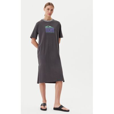 Quiksilver Sukienka codzienna EQWKD03035 Szary S Szary Damskie Quiksilver Sukienka codzienna EQWKD03035 Szary S Szary Damskie