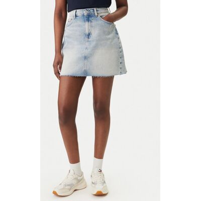 Tommy Jeans Spódnica jeansowa DW0DW22716 Błękitny Mom Fit XL Niebieski jasny Damskie Tommy Jeans Spódnica jeansowa DW0DW22716 Błękitny Mom Fit XL Niebieski jasny Damskie