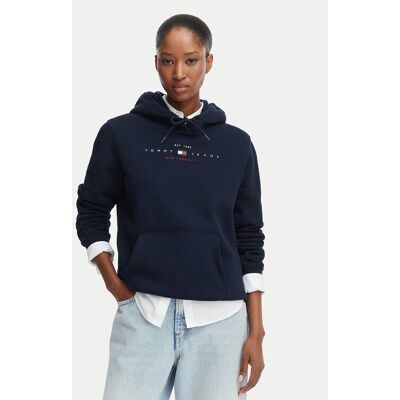 Tommy Jeans Bluza Linear DW0DW23485 Granatowy Regular Fit M Granatowy Damskie Tommy Jeans Bluza Linear DW0DW23485 Granatowy Regular Fit M Granatowy Damskie