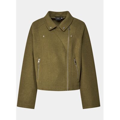 Vero Moda Curve Kurtka z imitacji skóry 10299830 Brązowy Regular Fit 46 Brązowy Damskie Vero Moda Curve Kurtka z imitacji skóry 10299830 Brązowy Regular Fit 46 Brązowy Damskie