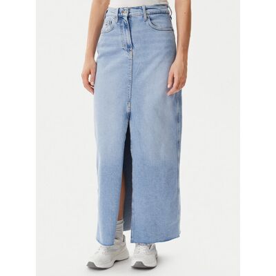 Tommy Jeans Spódnica jeansowa Claire DW0DW20581 Niebieski Regular Fit 27 Niebieski Damskie Tommy Jeans Spódnica jeansowa Claire DW0DW20581 Niebieski Regular Fit 27 Niebieski Damskie