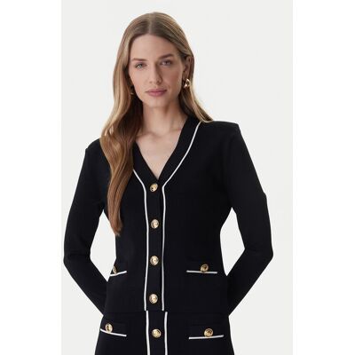 Marciano Guess Kardigan 6RGR02 5905Z Czarny Classic Fit L Czarny Damskie Marciano Guess Kardigan 6RGR02 5905Z Czarny Classic Fit L Czarny Damskie