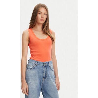 Benetton Koralowa Koszulka - Top z Bawełny Benetton Koralowa Koszulka - Top z Bawełny