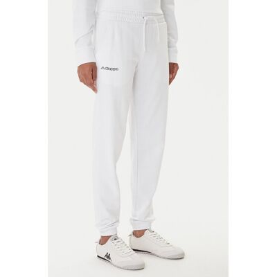Kappa Spodnie dresowe Festa 331M34W Biały Regular Fit XL Biały Damskie Kappa Spodnie dresowe Festa 331M34W Biały Regular Fit XL Biały Damskie