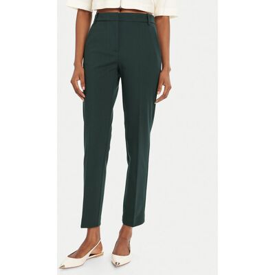 PINKO Spodnie materiałowe Bello 100155 A24D Zielony Regular Fit 48 Zielony Damskie PINKO Spodnie materiałowe Bello 100155 A24D Zielony Regular Fit 48 Zielony Damskie