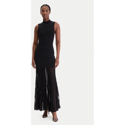 MICHAEL Michael Kors Sukienka dzianinowa MR683BSBFD Czarny Slim Fit XS Czarny Damskie MICHAEL Michael Kors Sukienka dzianinowa MR683BSBFD Czarny Slim Fit XS Czarny Damskie