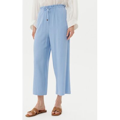 ONLY Spodnie materiałowe Solvi 15338672 Niebieski Cropped Fit XS Niebieski Damskie ONLY Spodnie materiałowe Solvi 15338672 Niebieski Cropped Fit XS Niebieski Damskie