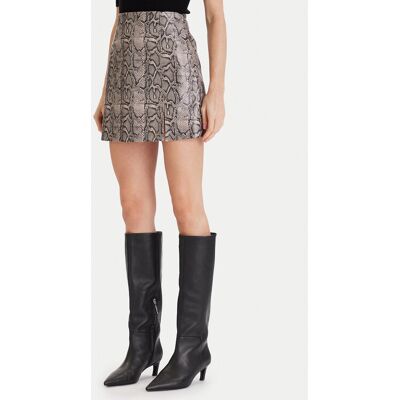 Vero Moda Spódnica z imitacji skóry Nelly 10336982 Beżowy Slim Fit M Beżowy Damskie Vero Moda Spódnica z imitacji skóry Nelly 10336982 Beżowy Slim Fit M Beżowy Damskie