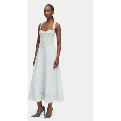 Bardot Sukienka jeansowa Lilah 91413DB2 Niebieski Regular Fit 34 Niebieski Damskie Bardot Sukienka jeansowa Lilah 91413DB2 Niebieski Regular Fit 34 Niebieski Damskie
