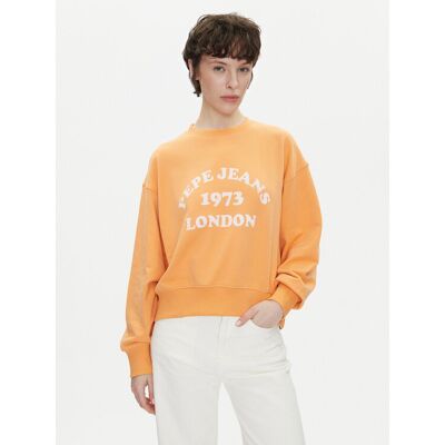 Pepe Jeans Bluza Venus PL581487 Pomarańczowy Loose Fit S Pomarańczowy Damskie Pepe Jeans Bluza Venus PL581487 Pomarańczowy Loose Fit S Pomarańczowy Damskie