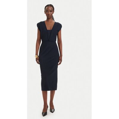 Boss Sukienka koktajlowa Dorlita 50563851 Granatowy Slim Fit 36 Granatowy Damskie Boss Sukienka koktajlowa Dorlita 50563851 Granatowy Slim Fit 36 Granatowy Damskie