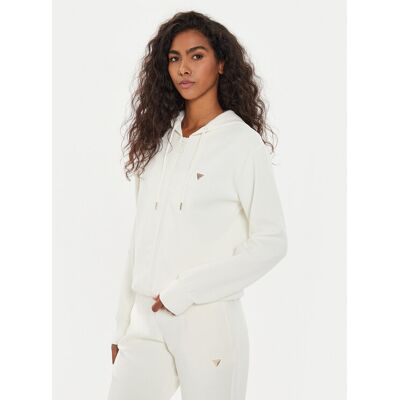 Guess Bluza V4YQ06 KCAY2 Écru Regular Fit XXS Kremowy Damskie Guess Bluza V4YQ06 KCAY2 Écru Regular Fit XXS Kremowy Damskie