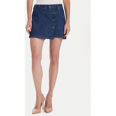 Guess Jeans Spódnica jeansowa W5BD96 D002A Granatowy Regular Fit 28 Granatowy Damskie Guess Jeans Spódnica jeansowa W5BD96 D002A Granatowy Regular Fit 28 Granatowy Damskie