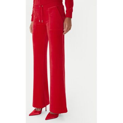 Juicy Couture Spodnie dresowe Layla JCSEBJ001 Czerwony Flared Leg S Czerwony Damskie Juicy Couture Spodnie dresowe Layla JCSEBJ001 Czerwony Flared Leg S Czerwony Damskie