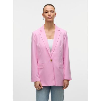 Vero Moda Marynarka Nila 10320915 Różowy Slim Fit 38 Różowy Damskie Vero Moda Marynarka Nila 10320915 Różowy Slim Fit 38 Różowy Damskie