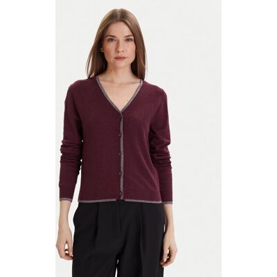 Vero Moda Kardigan Happy 10336313 Fioletowy Regular Fit S Fioletowy Damskie Vero Moda Kardigan Happy 10336313 Fioletowy Regular Fit S Fioletowy Damskie