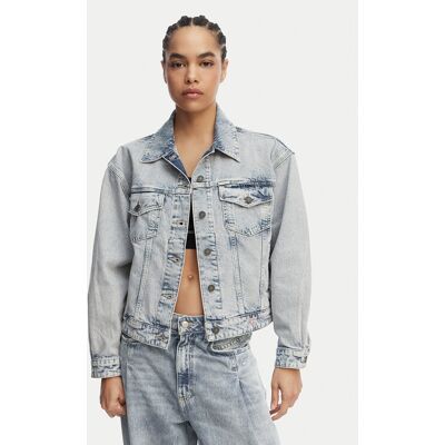 Guess Jeans Kurtka jeansowa W6GN56 D5M57 Niebieski Oversize S Niebieski Damskie Guess Jeans Kurtka jeansowa W6GN56 D5M57 Niebieski Oversize S Niebieski Damskie