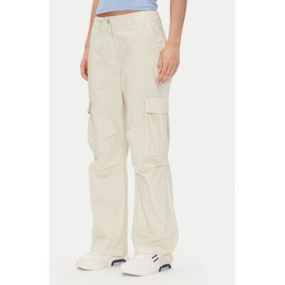 Tommy Jeans Spodnie materiałowe Tjw Cargo Relaxed Straight DW0DW20350 Beżowy Relaxed Fit 27_30 Beżowy Damskie Tommy Jeans Spodnie materiałowe Tjw Cargo Relaxed Straight DW0DW20350 Beżowy Relaxed Fit 27_30 Beżowy Damskie