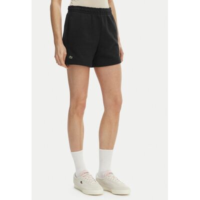Lacoste Szorty sportowe GF5341 Czarny Regular Fit 42 Czarny Damskie Lacoste Szorty sportowe GF5341 Czarny Regular Fit 42 Czarny Damskie