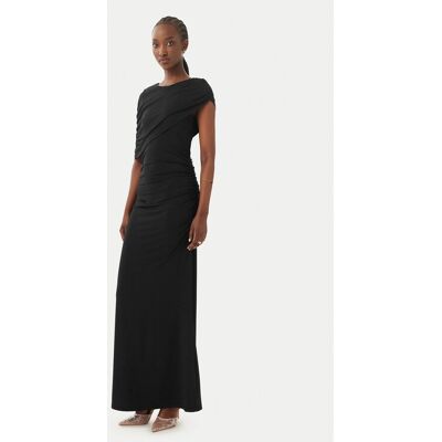 Vero Moda Sukienka wieczorowa Kassandra 10356465 Czarny Regular Fit L Czarny Damskie Vero Moda Sukienka wieczorowa Kassandra 10356465 Czarny Regular Fit L Czarny Damskie