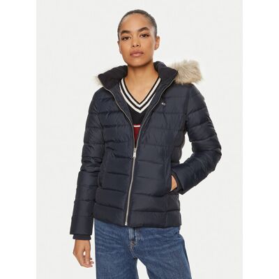 Tommy Jeans Kurtka puchowa Basic DW0DW18312 Granatowy Slim Fit XXS Granatowy Damskie Tommy Jeans Kurtka puchowa Basic DW0DW18312 Granatowy Slim Fit XXS Granatowy Damskie
