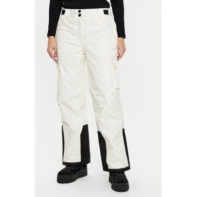 Guess Spodnie narciarskie W4PB60 WH0K0 Écru Regular Fit XL Kremowy Damskie Guess Spodnie narciarskie W4PB60 WH0K0 Écru Regular Fit XL Kremowy Damskie