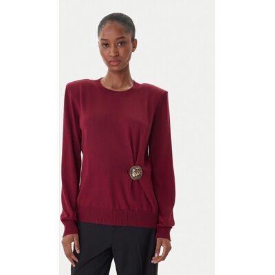 Simona Corsellini Sweter A25CPMGE0301 Czerwony Regular Fit S Czerwony Damskie Simona Corsellini Sweter A25CPMGE0301 Czerwony Regular Fit S Czerwony Damskie
