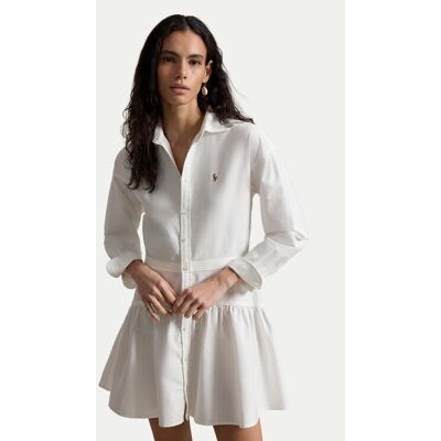Polo Ralph Lauren Sukienka koszulowa 211B22755002 Biały Regular Fit 10 Biały Damskie Polo Ralph Lauren Sukienka koszulowa 211B22755002 Biały Regular Fit 10 Biały Damskie