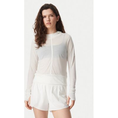Adidas Bluza Soft Lux Sheer Hooded KS8005 Kremowy Slim Fit XS Kremowy Damskie Adidas Bluza Soft Lux Sheer Hooded KS8005 Kremowy Slim Fit XS Kremowy Damskie