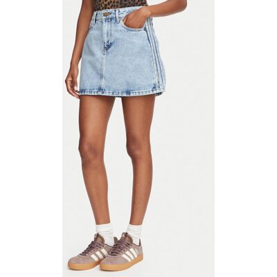 Adidas Spódnica jeansowa KQ6487 Niebieski jasny Regular Fit 34 Niebieski jasny Damskie Adidas Spódnica jeansowa KQ6487 Niebieski jasny Regular Fit 34 Niebieski jasny Damskie